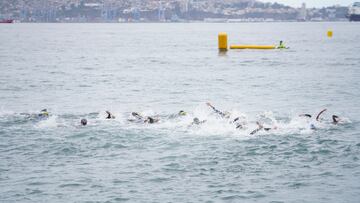 Imagen de una prueba de triatlón.