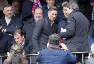 Fernando Torres no quiso perderse el encuentro. 