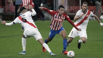 16/11/20 PARTIDO SEGUNDO DIVISION
SPORTING DE GIJON - RAYO VALLECANO
PEDRO ENTRE CATENA Y MARIO SUAREZ