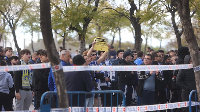 La afición del Hércules sigue en pie de guerra