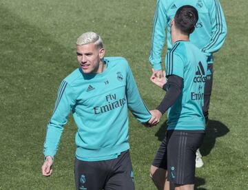 El entrenamiento del Madrid antes de recibir al Athletic