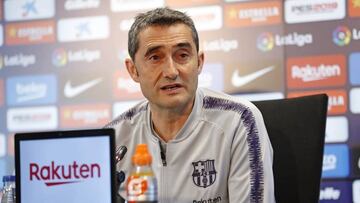 Valverde: "Nunca hay un escenario idóneo para dosificar a Messi"