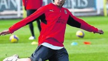 <b>ANIVERSARIO. </b>Mata cumplió ayer 20 años y unas aficionadas le regalaron una tarta.