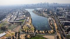 El circuito de Albert Park.