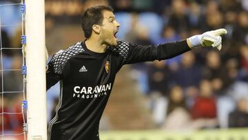 Sebastián Saja dejó la portería a cero frente al Numancia.