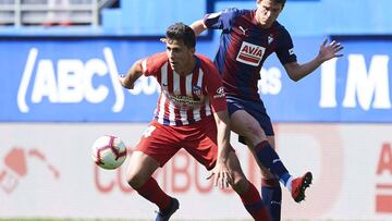 Rodrigo en el partido contra el Eibar. 