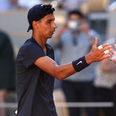 Nadal: "Estoy contento porque por momentos he jugado bien"