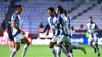 during the 10th round match between Pachuca and Puebla as part of the Liga BBVA MX Varonil, Torneo Clausura 2026 at Hidalgo Stadium, on March 07, 2026 in Pachuca, Hidalgo, Mexico.