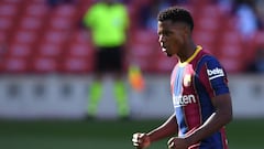 Ansu Fati with 'Messi-like' celebration for first El Clasico goal