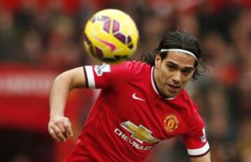 El delantero colombiano fue titular en el Manchester United ante el Sunderland. 