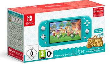 Nintendo Switch Lite + Animal Crossing: New Horizons por 199,99 euros (antes 269,90 euros)