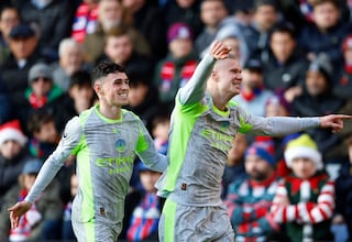 Resumen y goles del Crystal Palace vs Manchester City, jornada 16 de la Champions League 25-26