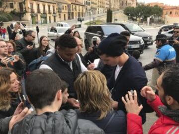 Cristiano revolucionó Segovia en su día libre