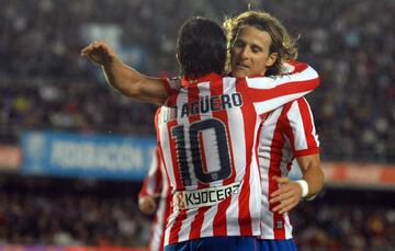 Agüero y Forlán se convirtieron en una de las mejores parejas de la historia del Atlético.