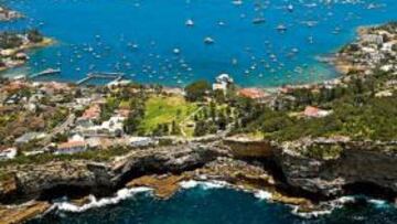 Panorámica de las embarcaciones al dar inicio la prueba