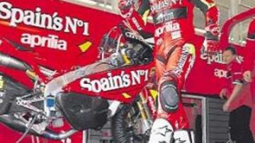 <b>SEGUNDO.</b> Barberá marcha segundo en el campeonato, pero le preocupa más volver a ganar una carrera que ponerse líder ahora.