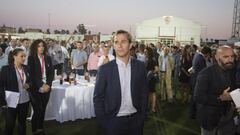 Lopetegui junto a Monchi en su presentaci&oacute;n como t&eacute;cnico del Sevilla.