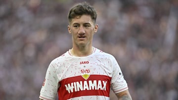 Angelo Stiller, jugador del Stuttgart.