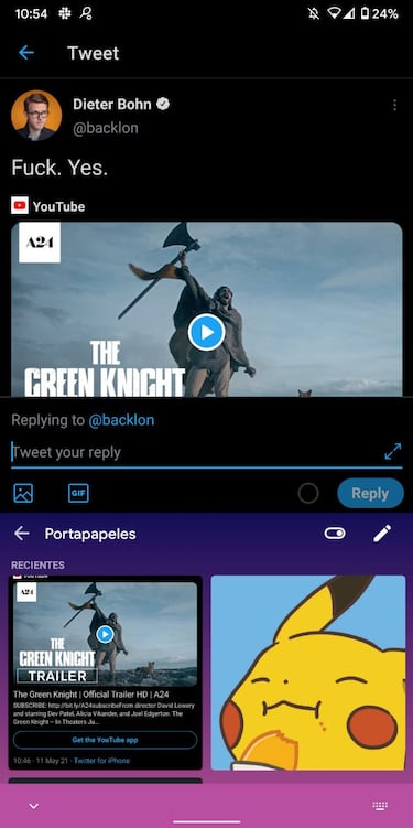 El portapapeles del Gboard ya admite capturas de pantalla