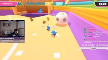 Es el juego que est¨¢ reventando internet: golazo descomunal sin precedentes en 'Fall Guys'