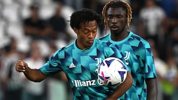 Juan Cuadrado en un partido de Juventus.