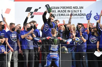 El piloto francs aprovech la cada de Bagnaia, segundo en la general, y se asegur la ventaja suficiente para ser ya campen de MotoGP a falta de 2 carreras para el final del Mundial.