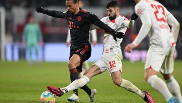 20 January 2023, Saxony, Leipzig: Soccer, Bundesliga, RB Leipzig - FC Bayern Munich, Matchday 16, Red Bull Arena. Leipzig's Josko Gvardiol and Munich's Leroy Sane (l) fight for the ball. IMPORTANT NOTE: In accordance with the regulations of the DFL Deutsche Fußball Liga and the DFB Deutscher Fußball-Bund, it is prohibited to use or have used photographs taken in the stadium and/or of the match in the form of sequence pictures and/or video-like photo series. Photo: Hendrik Schmidt/dpa (Photo by Hendrik Schmidt/picture alliance via Getty Images)