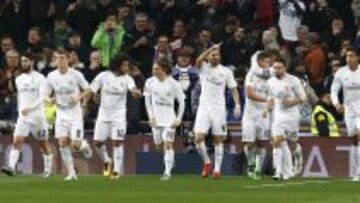 REPITE ONCE. Zidane repite el once que le marcó seis goles al Espanyol en la última jornada disputada en el Bernabéu.