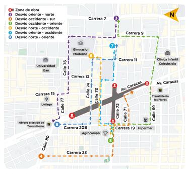 Metro de Bogotá: ¿Cuáles son los nuevos cierres viales que habrá en la ciudad por las obras?
