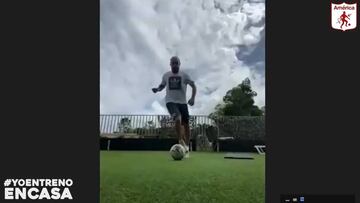 Los jugadores del América continúan sus entrenamientos de forma virtual a la espera de poder regresar a la sede deportiva