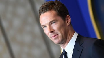 British actor Benedict Cumberbatch arrives for the 94th Annual Oscars Nominees Luncheon at the Fairmont Century Plaza Hotel in Los Angeles, March 7, 2022. (Photo by Valerie MACON / AFP)