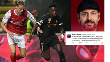 Mikel Camps, miembro de la directiva del Barça, ataca a Vinicius: “No es racismo, merece una colleja por payaso”
