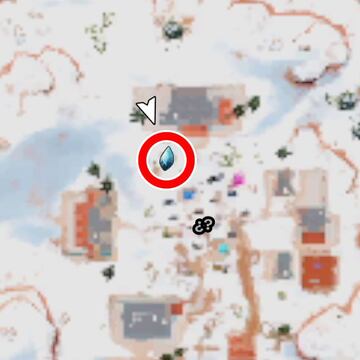 Los fragmentos de gema cercanos aparecen en el minimapa