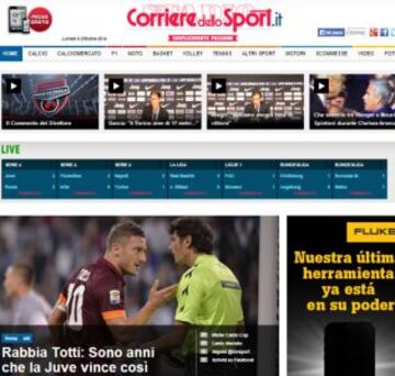 Portadas de la prensa extranjera