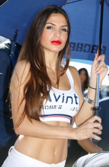 Paddock Girl en el GP de Malasia.