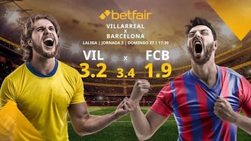 Villarreal CF vs. FC Barcelona: horario, TV, estadísticas, clasificación y pronósticos