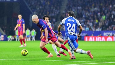 Recibió un pase de Fermin López y rompió con un disparo perfecto hacia la escuadra, adelantando al Barcelona cuando más lo necesitaba.