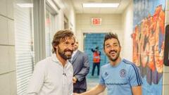 Tres colombianos jugarán con Pirlo, Lampard y David Villa