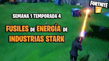 Desaf&iacute;o de Fortnite: &iquest;d&oacute;nde encontrar fusiles de energ&iacute;a de Industrias Stark?