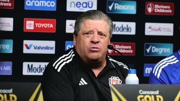 Miguel Herrera, Director Técnico de Costa Rica, en la previa del partido contra México por la Copa Oro