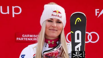 Lindsey Vonn lleva 80 triunfos en la Copa del Mundo