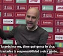 Guardiola y un periodista se enzarzan en una tensa discusión