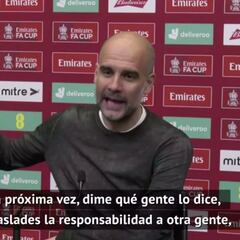 Guardiola y un periodista se enzarzan en una tensa discusión