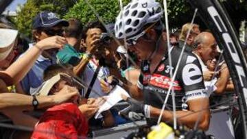 ETAPA PELIGROSA. La etapa de hoy se complicó en los últimos kilometros.