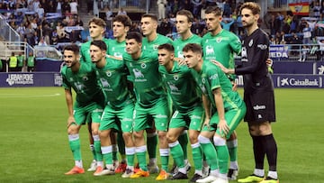 XI del Racing en Málaga.