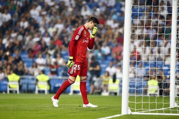 El debut de Courtois en imágenes