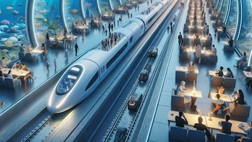 The project envisions a floating tunnel submerged at a depth of 160 feet using cables anchored to the ocean floor or a hybrid model has been proposed.