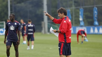 Imanol Idiakez analizó el partido ante el Oviedo.
