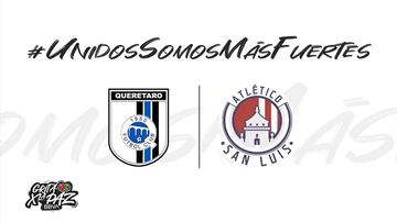 El llamado a la paz de Atlético San Luis y Querétaro previo al 'Clásico de la 57'