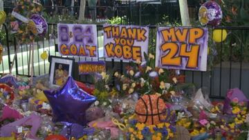 Primer homenaje a Kobe Bryant previo a un partido en el Staples